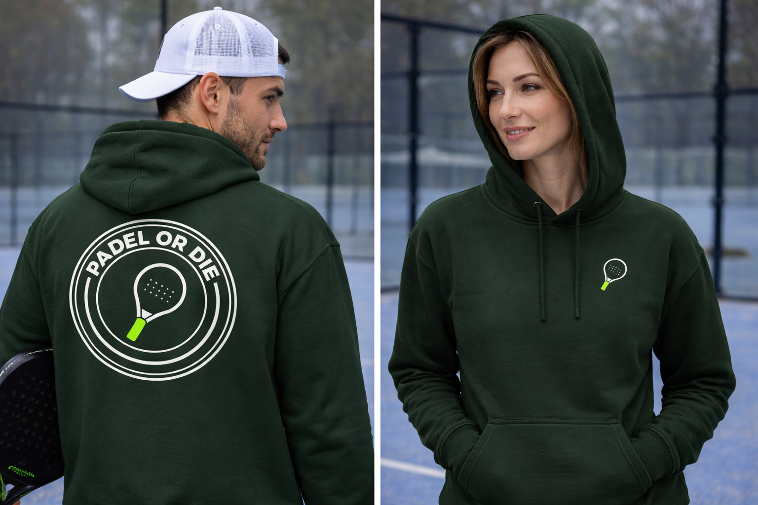 Unisex Hoodie Forest Green