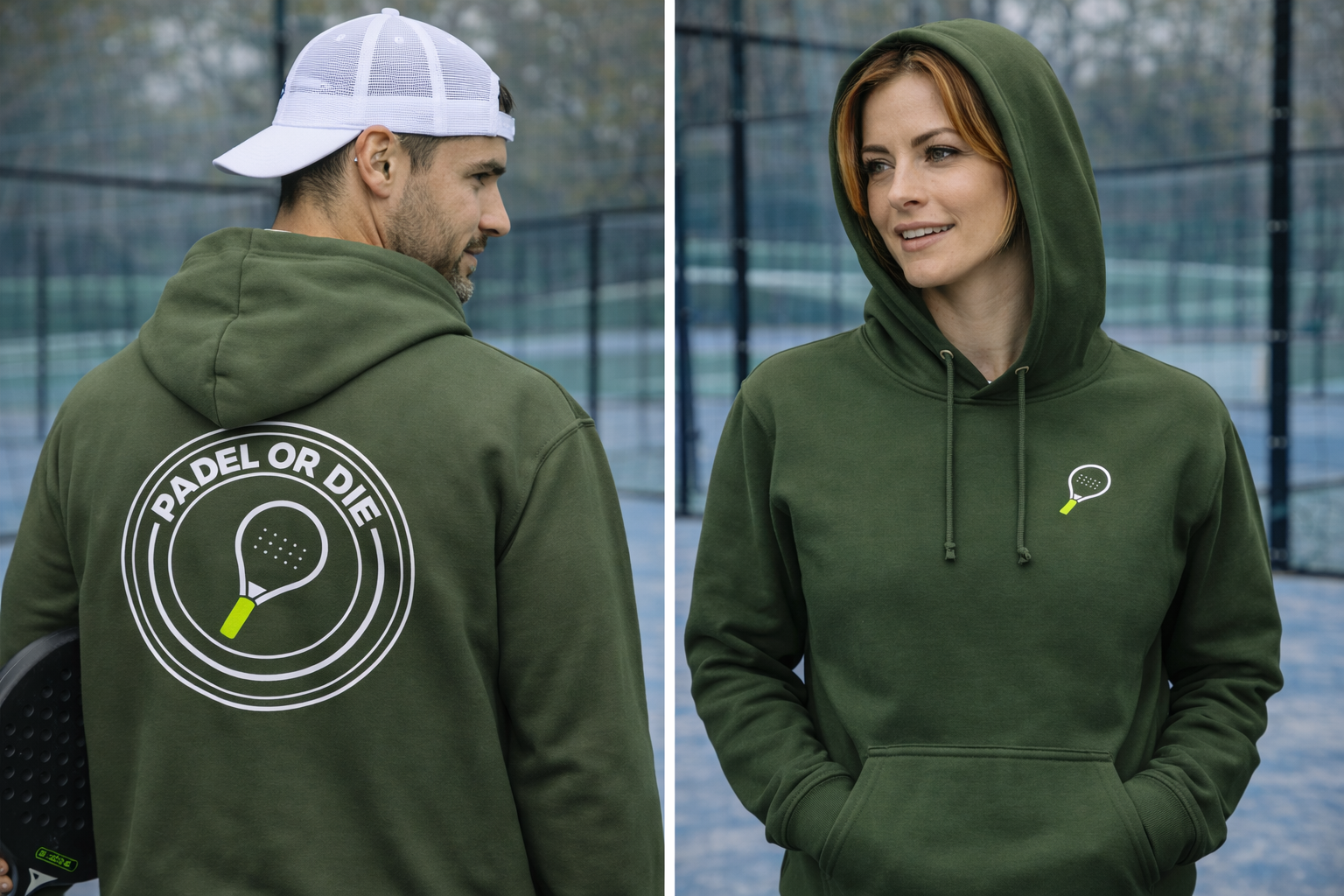 Unisex Hoodie Military Green