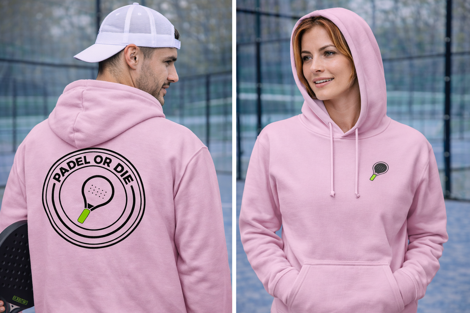 Unisex Hoodie Light Pink